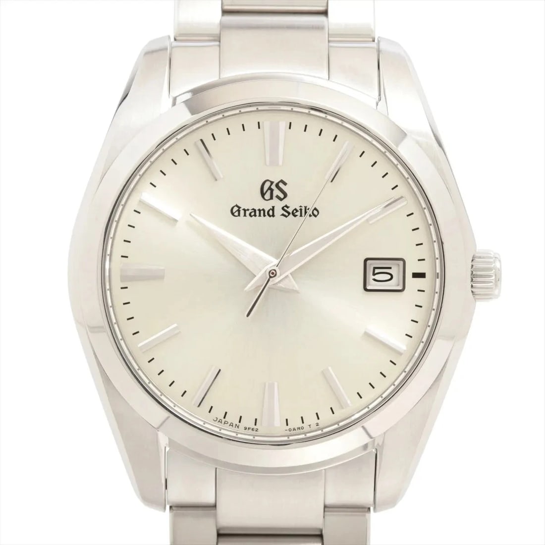GRAND SEIKO HERITAGE COLLECTION SS QZ SILVER-FACE WATCH: Grand Seiko Heritage Collection SS QZ Silver-Face Brand: Grand Seiko Type/Style: Wristwatch Material: SS Color: Dial Color Silver Size: Case:W1.2 x H1.2inch / W37 x H37 Circumference of Wrist:7.9inch 