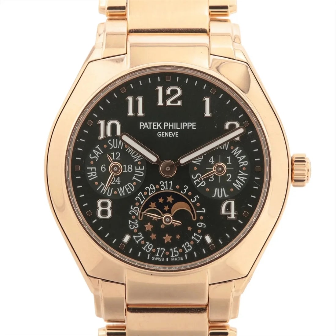 PATEK PHILIPPE PG AT OLIVE GREEN WATCH (1 of 2)