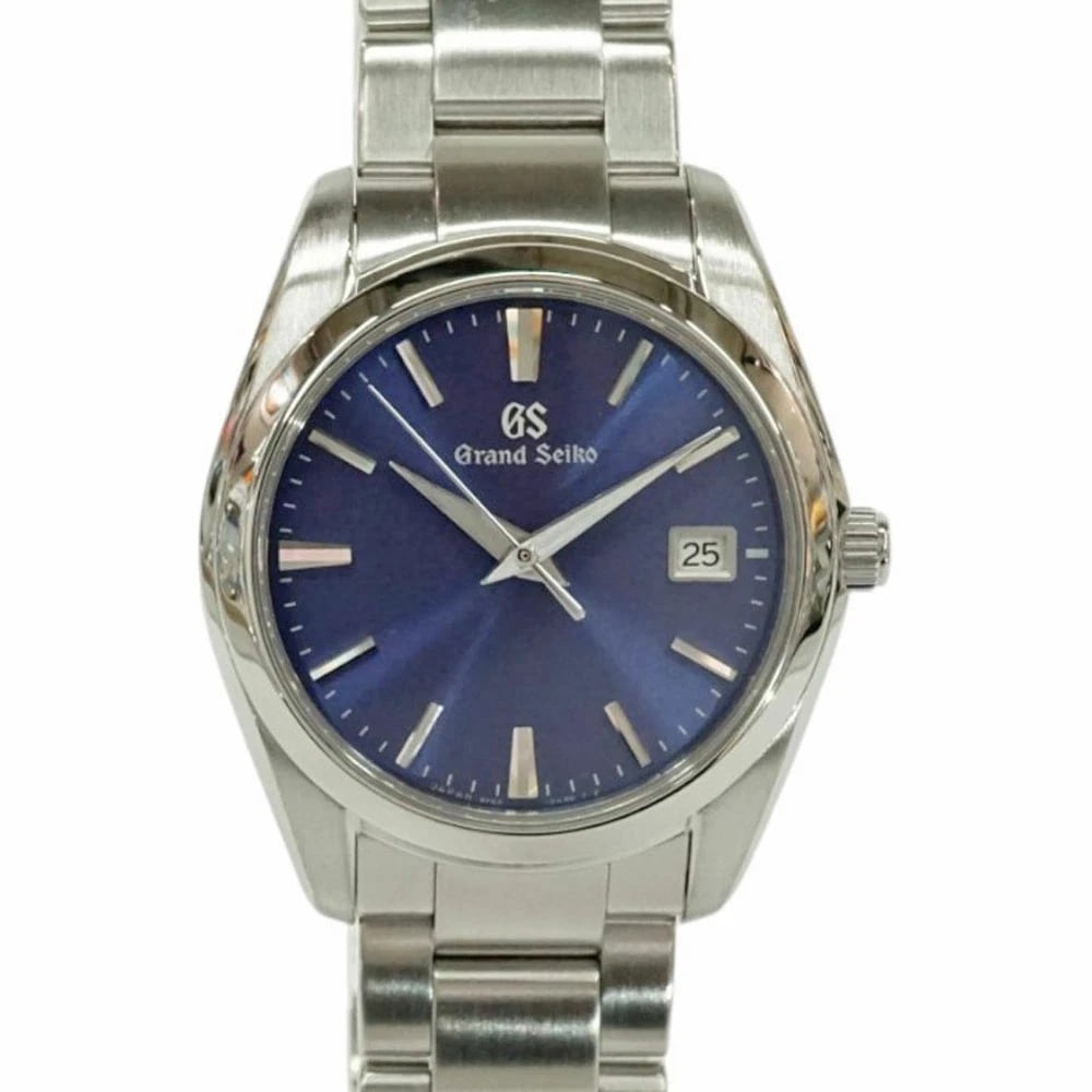 GRAND SEIKO HERITAGE COLLECTION QUARTZ WATCH: Grand Seiko Heritage Collection Quartz Watch Brand: SEIKO Type/Style: Wristwatch Material: Stainless Steel Color: Blue dial Size: Case size: 37mm Wrist size: 20.5cm Accessories: None Acces