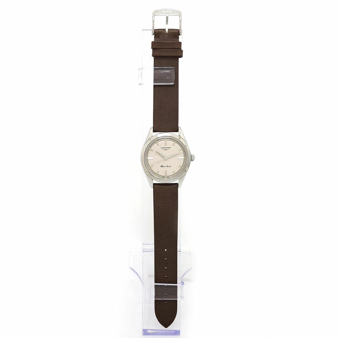 LONGINES HERITAGE CLASSIC SILVER ARROW AUTOMATIC SILVER WATCH - 2