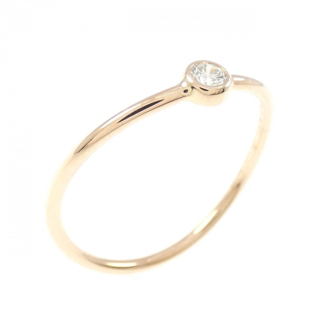 TIFFANY & CO. WAVE SINGLE ROW RING: TIFFANY & Co. Wave Single Row Ring Brand: TIFFANY&Co. Type/Style: TIFFANY & Co. Ring Material: 750 Pink Gold, Main Stone natural Color: Pink gold Size: US 6 1/4 Accessories: None Accessories Notice: