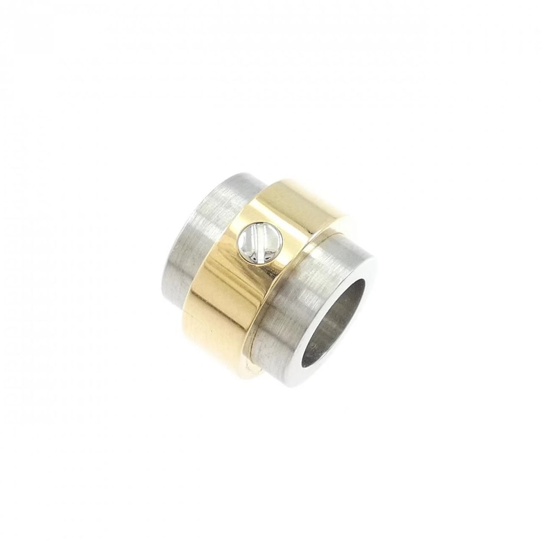 CARTIER SANTOS PENDANT: Cartier Santos Pendant Brand: CARTIER Type/Style: Cartier Pendant/Brooch Material: 750 Yellow Gold/Stainless Steel, Color: YG,Silver Size: Actual Size Approximate dimensions (height x width): 12.0cm