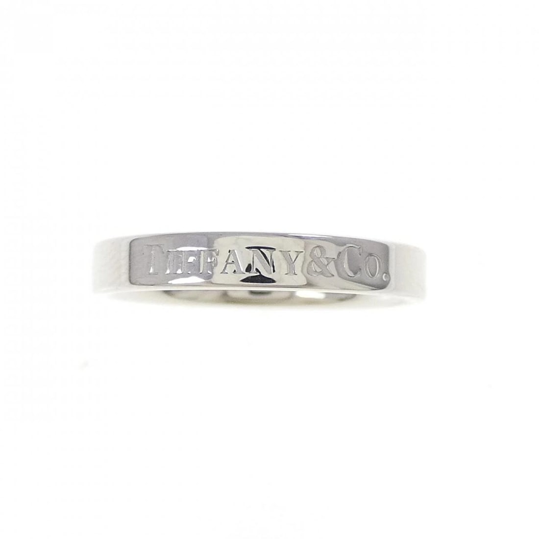 TIFFANY&CO. FLAT RING: TIFFANY&Co. Flat Ring Brand: TIFFANY&Co. Type/Style: TIFFANY & Co. Ring Material: Platinum950, Color: Silver Size: US 6 Accessories: None Accessories Notice: When purchasing pre-owned goods, please