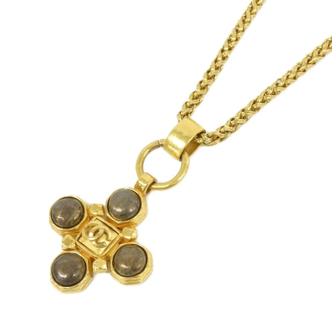 CHANEL NECKLACE: Chanel Necklace Brand: CHANEL Type/Style: Chanel Necklace Material: none, Color: BRONZE / GOLD Metal Size: Length : 80cm Top Width x Height: 4.2cm x 7.5cm Accessories: None Accessories Notice: When