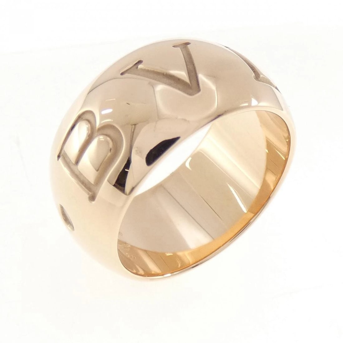BVLGARI MONOLOGO RING: Bvlgari Monologo Ring Brand: BVLGARI Type/Style: Bulgari Ring Material: 750 Pink Gold, Color: Pink Gold Size: US 6 3/4 Accessories: None Accessories Notice: When purchasing pre-owned goods, please