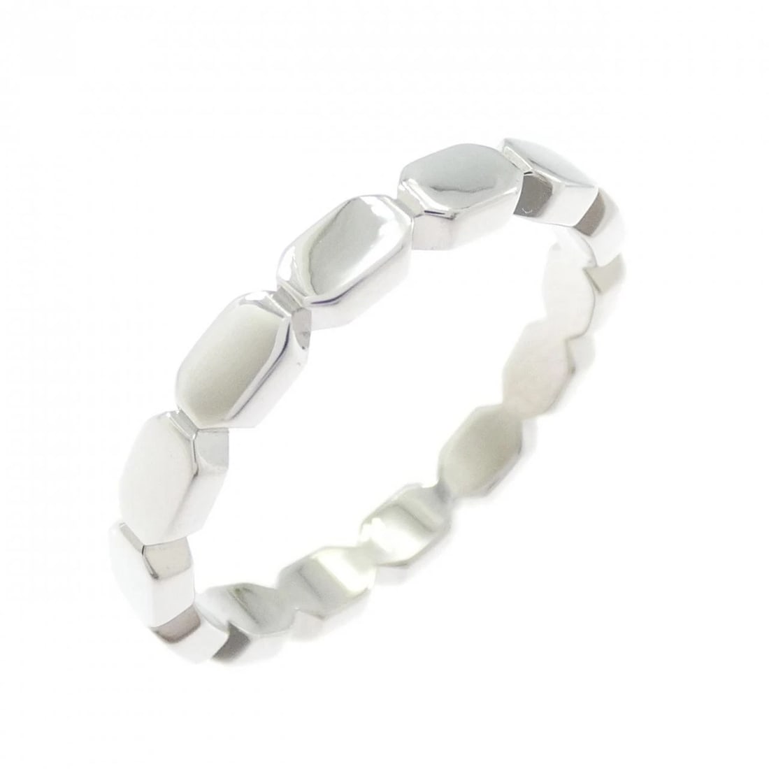 CHANEL PREMIERE PROMES RING: Chanel Premiere Promes Ring Brand: CHANEL Type/Style: Chanel Ring Material: Platinum950, Color: Silver Size: US 4 3/4 Accessories: None Accessories Notice: When purchasing pre-owned goods, please