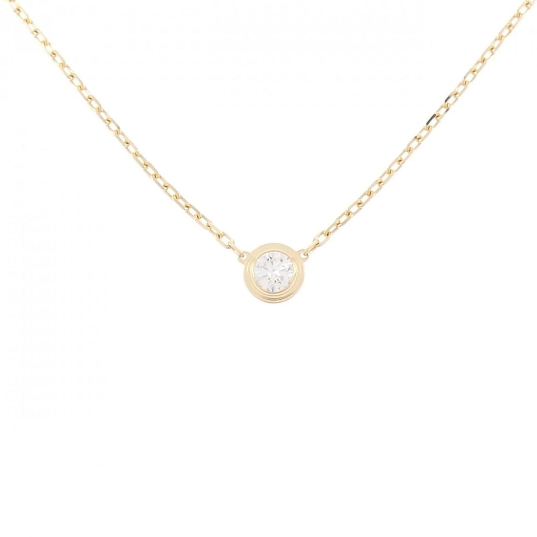 CARTIER AMOUR LARGE NECKLACE: Cartier Amour Large Necklace Brand: CARTIER Type/Style: Cartier Necklace Material: 750 yellow gold, Main Stone Natural Color: Yellow Gold Size: Length 39?42cm Actual Size Diameteraround: 5.3mm Chain m