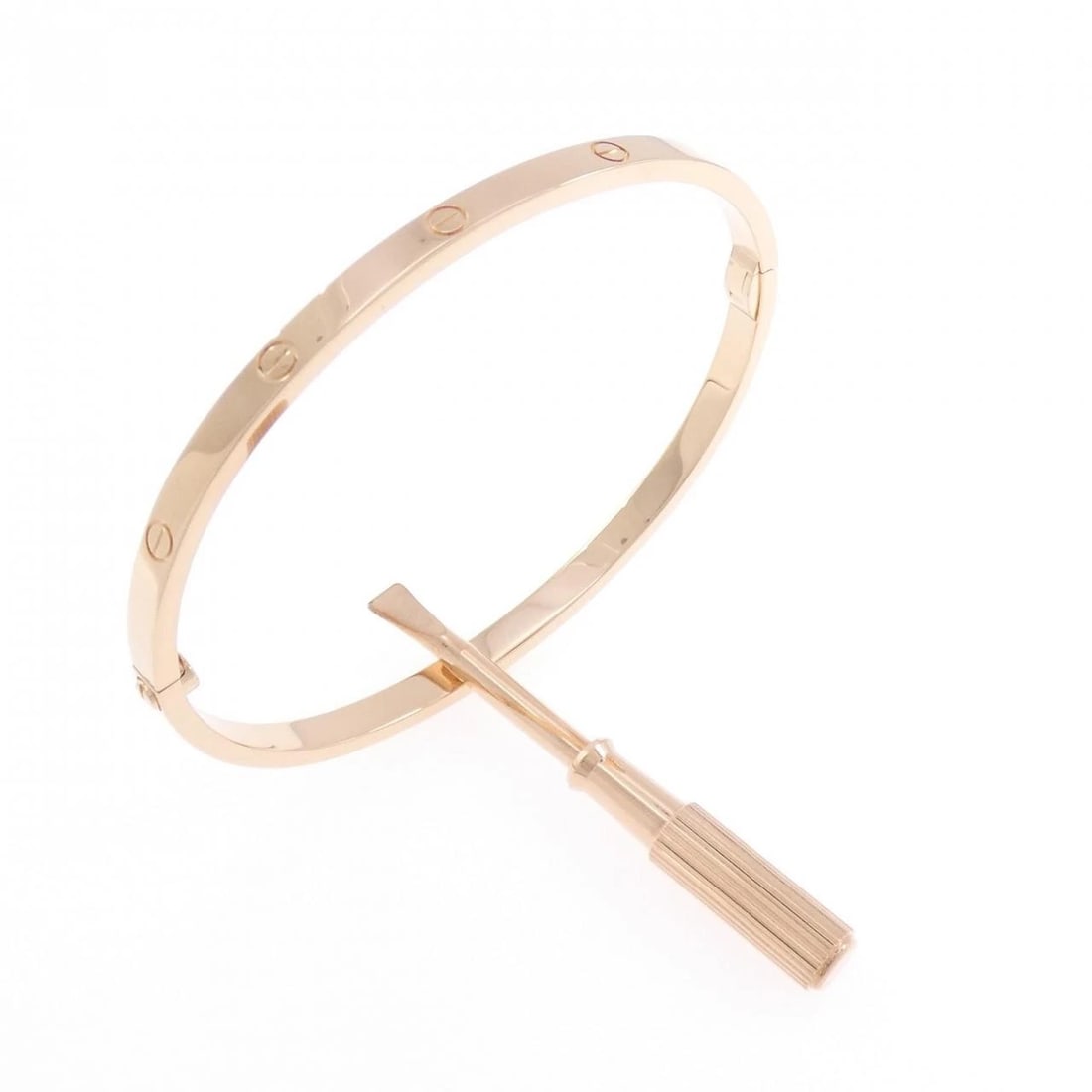 CARTIER LOVE BRACELET SMALL: Cartier Love Bracelet Small Brand: CARTIER Type/Style: Cartier Bracelets Material: 750 pink gold, Color: Pink Gold Size: 16.5cm (17)Actual Size Max width approx: 3.6mm Accessories: None Ac