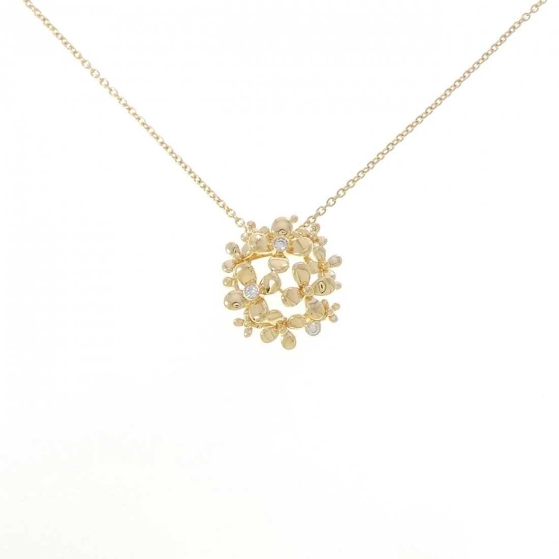 TASAKI DIAMOND NECKLACE: Tasaki Diamond Necklace Brand: TASAKI Type/Style: Tasaki Necklace Material: K18 yellow gold, Main Stone Natural Color: yellow gold Size: Lenght 50cm Actual Size Pendant Length approx. x width