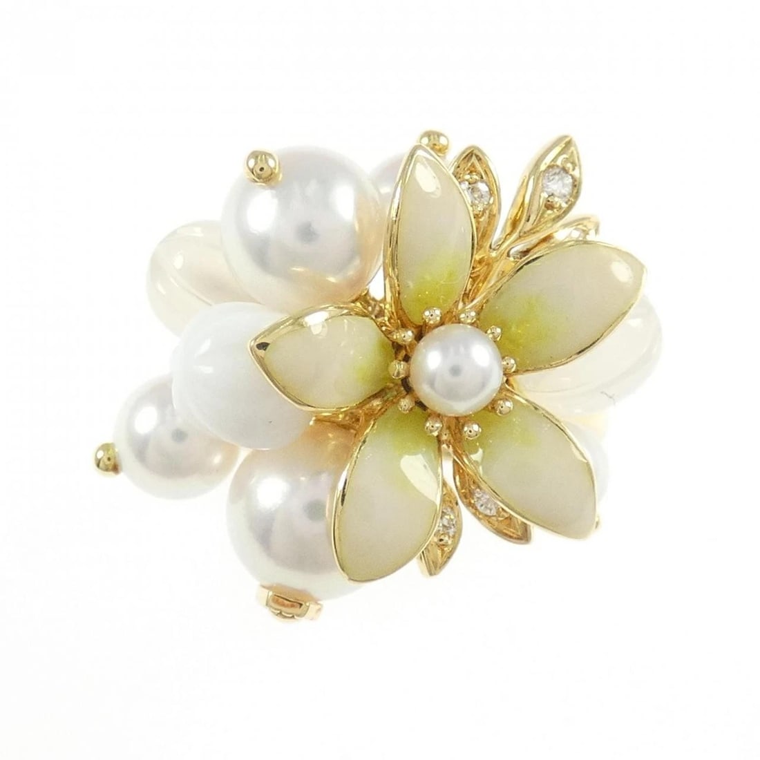 MIKIMOTO COLORED STONE RING - 2
