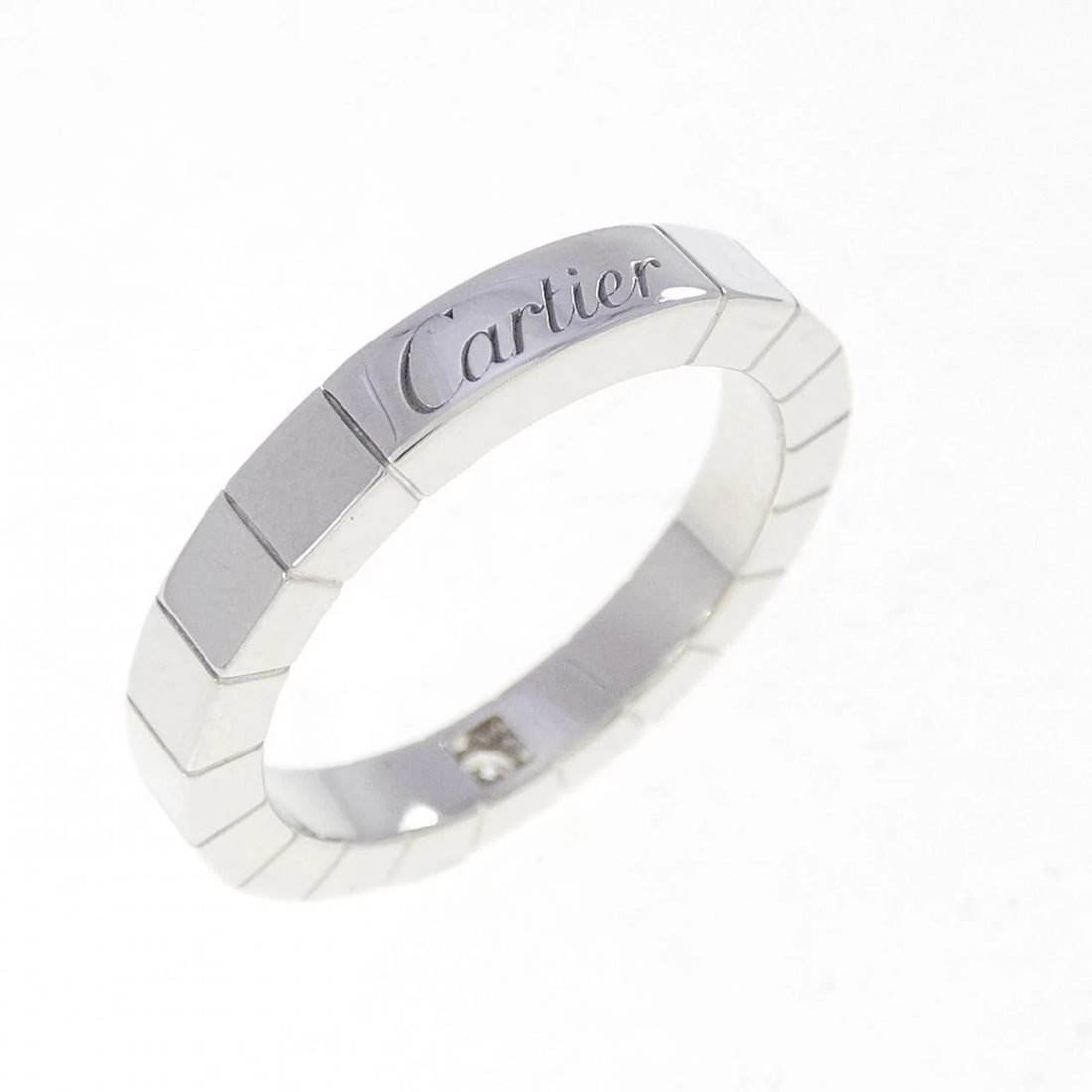 CARTIER LANIER 1P RING: Cartier Lanier 1P Ring Brand: CARTIER Type/Style: Cartier Ring Material: 750 white gold, Main Stone Natural Color: White gold Size: US 5 Accessories: None Accessories Notice: When purchasi