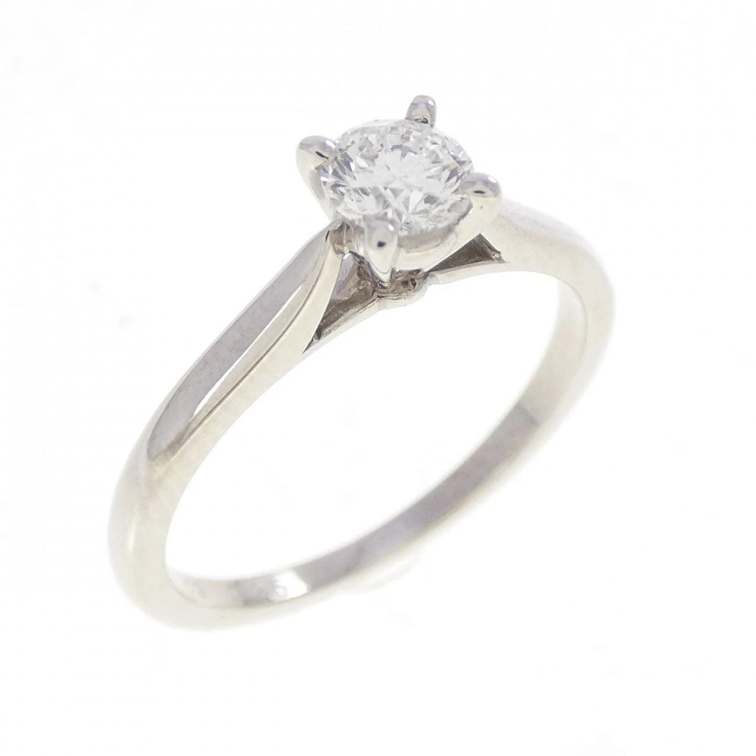 CARTIER 1895 SOLITAIRE RING: Cartier 1895 Solitaire Ring Brand: CARTIER Type/Style: Cartier Ring Material: Platinum950, Main Stone Natural Color: Silver Size: US 4 1/2 Accessories: None Accessories Notice: When purcha