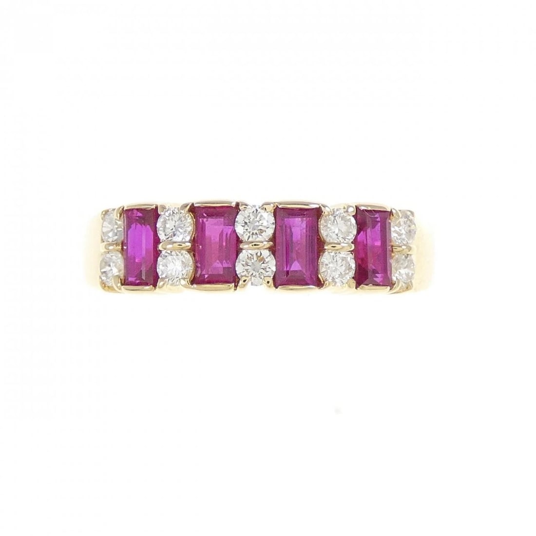 MIKIMOTO RUBY RING: Mikimoto Ruby Ring Brand: MIKIMOTO Type/Style: Mikimoto Ring Material: K18 yellow gold, Main Stone Ruby Color: yellow gold Size: US 5 1/4 Accessories: None Accessories Notice: When purchasing