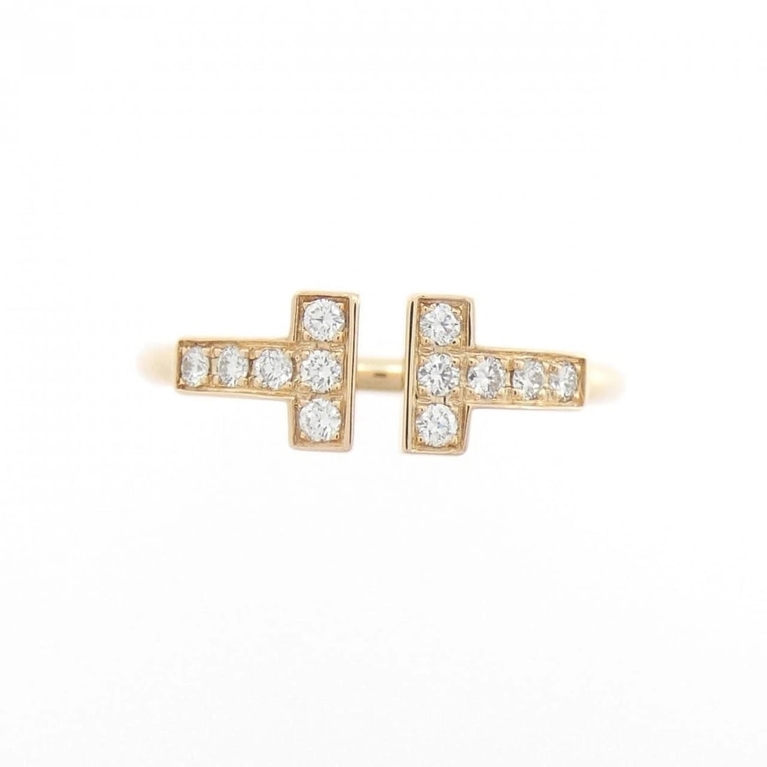 TIFFANY & CO. T-WIRE RING: TIFFANY & Co. T-wire ring Brand: TIFFANY&Co. Type/Style: TIFFANY & Co. Ring Material: 750 Pink Gold, Main Stone Natural Color: Pink Gold Size: US 4 1/2 Accessories: None Accessories Notice: When