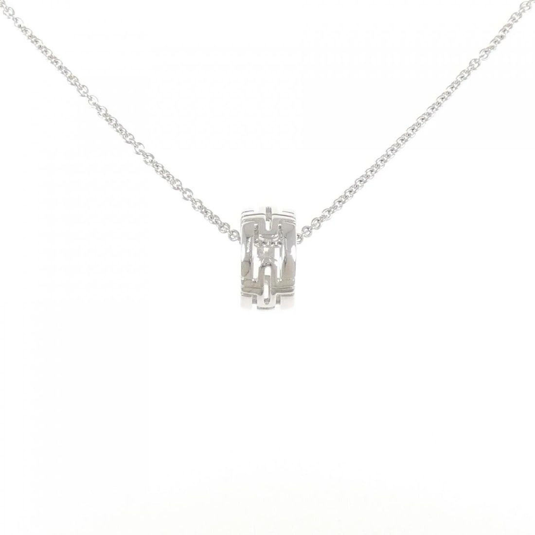 BVLGARI PARENTESI NECKLACE: Bvlgari Parentesi Necklace Brand: BVLGARI Type/Style: Bulgari Necklace Material: 750 white gold, Color: White Gold Size: Length 38-45cm Actual Size Pendant Length approx. x width approx.: