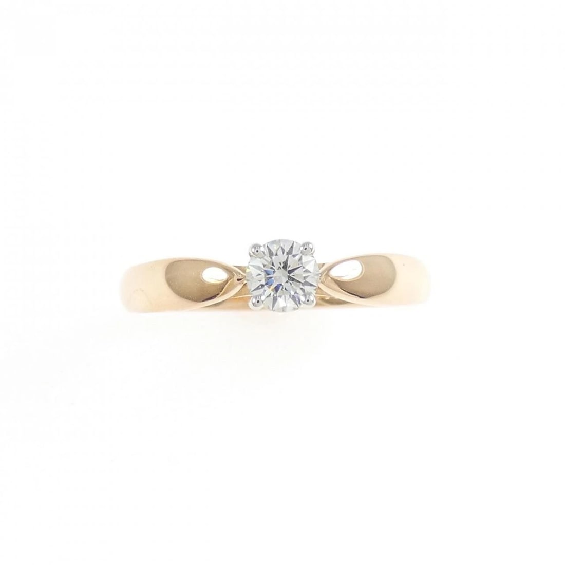 TIFFANY&CO. HARMONY RING: TIFFANY&Co. Harmony Ring Brand: TIFFANY&Co. Type/Style: TIFFANY & Co. Ring Material: 750 pink gold/Platinum950, Main Stone Natural Color: Pink Gold,Silver Size: US 4 1/2 Accessories: None Accessories