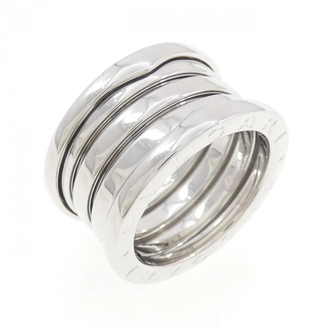 BVLGARI RING: Bvlgari ring Brand: BVLGARI Type/Style: Bulgari Ring Material: 750 white gold, Color: White Gold Size: US 5 1/4 Accessories: None Accessories Notice: When purchasing pre-owned goods, please refer to