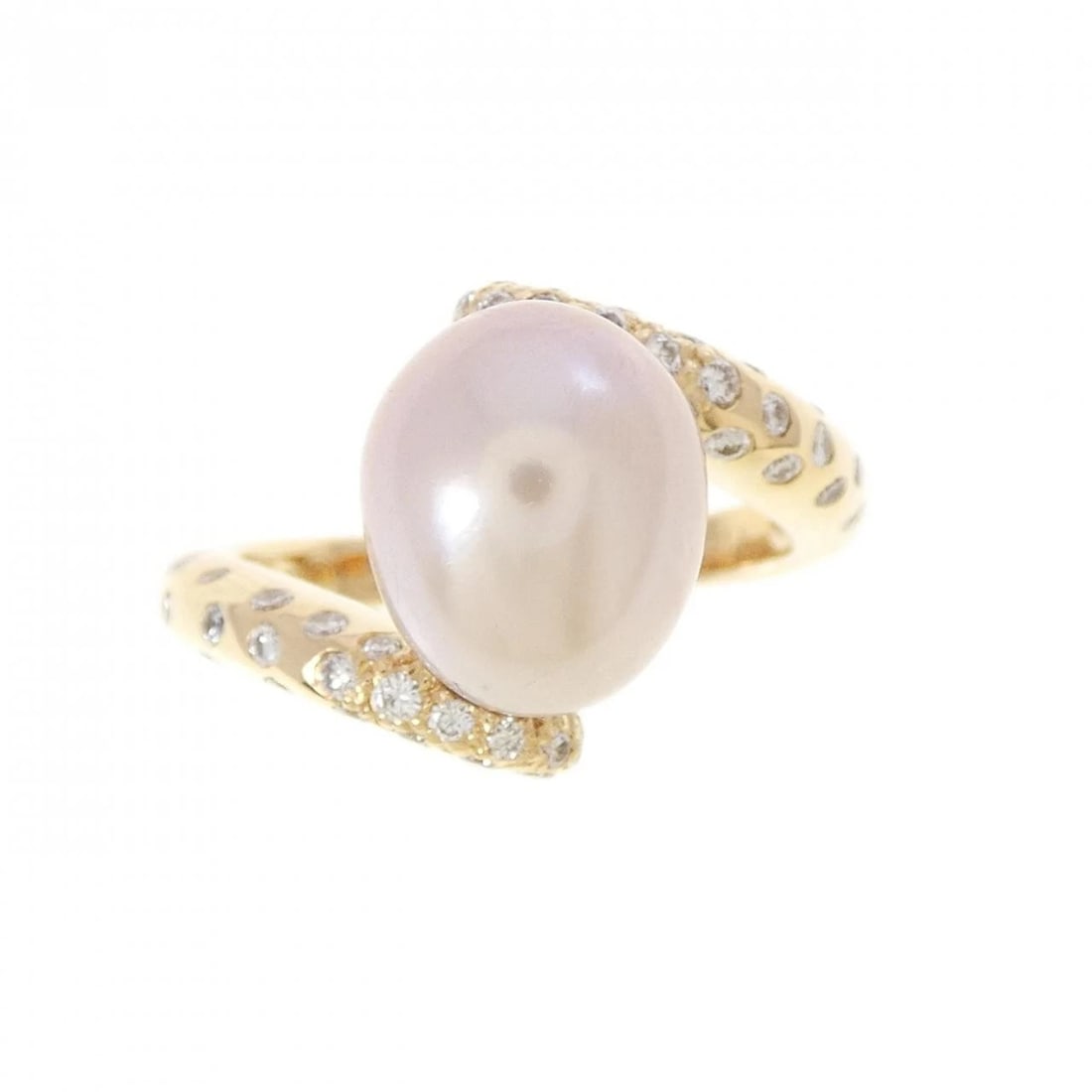 CHANEL VOLUTE RING: Chanel Volute Ring Brand: CHANEL Type/Style: Chanel Ring Material: 750 yellow gold, Main Stone Freshwater Pearl Color: Yellow gold Size: US 6 1/2 Accessories: None Accessories Notice: When