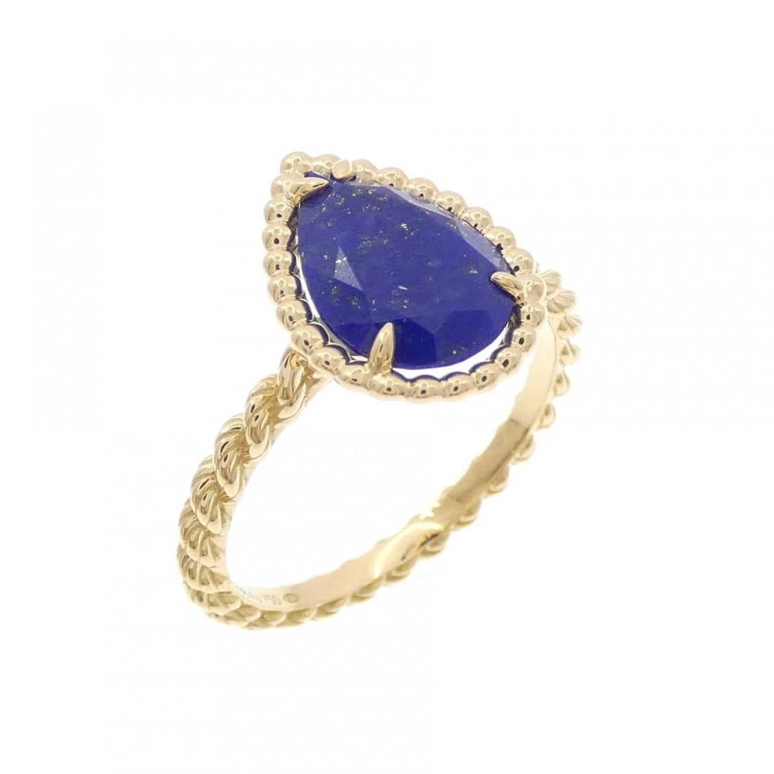 BOUCHERON SERPENT BOHEME SMALL RING: Boucheron Serpent Boheme Small Ring Brand: Boucheron Type/Style: Boucheron Ring Material: 750 yellow gold, Main Stone Lapis Lazuli Color: Yellow Gold Size: US 5 1/4 Accessories: None Accessories