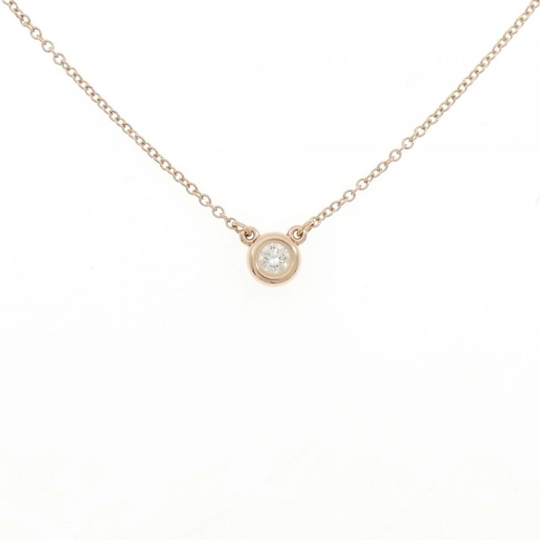 TIFFANY & CO. BY THE YARD NECKLACE: TIFFANY & Co. By the Yard Necklace Brand: TIFFANY&Co. Type/Style: TIFFANY&Co. Necklace Material: 750 Pink Gold, Main Stone Natural Color: Pink Gold Size: Length 41cm Actual Size Diameteraround: 5.2mm