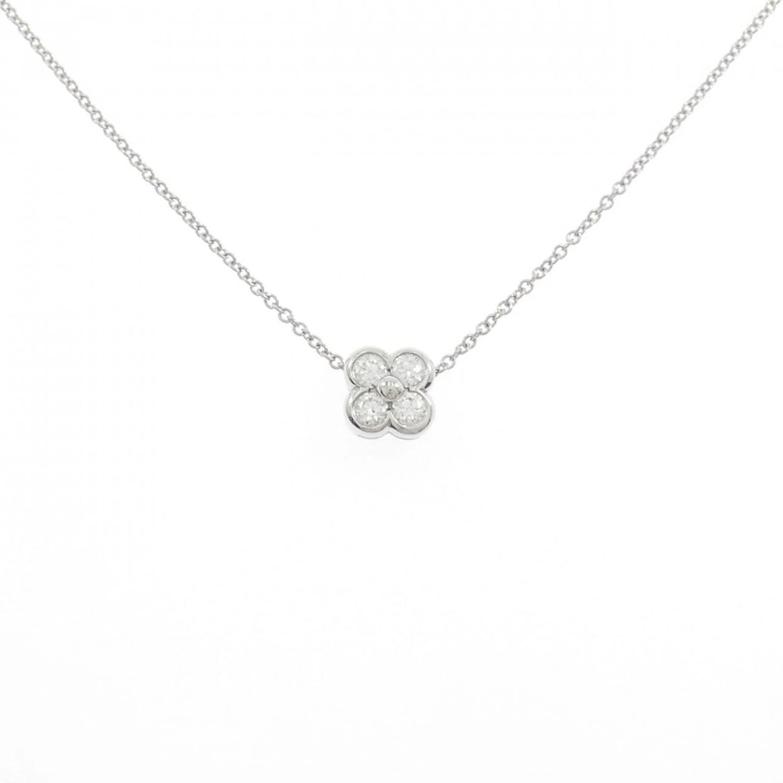 TIFFANY&CO. NECKLACE: TIFFANY&Co. Necklace Brand: TIFFANY&Co. Type/Style: TIFFANY&Co. Necklace Material: Platinum950, Main Stone Natural Color: Silver Size: Length 41cm Actual Size Pendant Length approx. x width approx.: