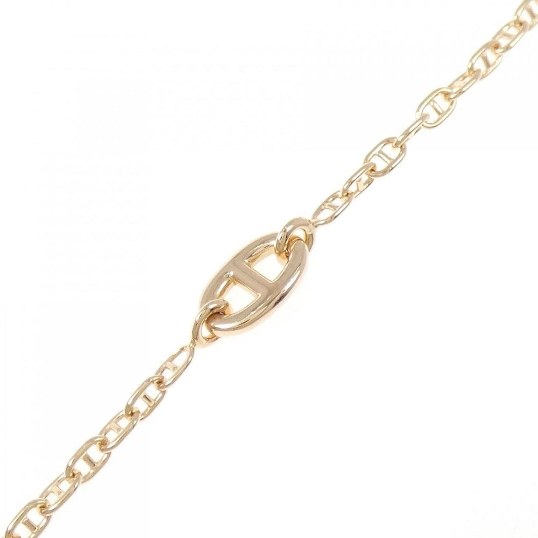 HERMES 750PG BRACELET: Hermes 750PG bracelet Brand: HERMES Type/Style: Hermes Bracelet Material: 750 Pink Gold, Color: pink gold Size: Length 17cm (SH) Actual Size Max width approx: 5.6mm Accessories: None Accessories