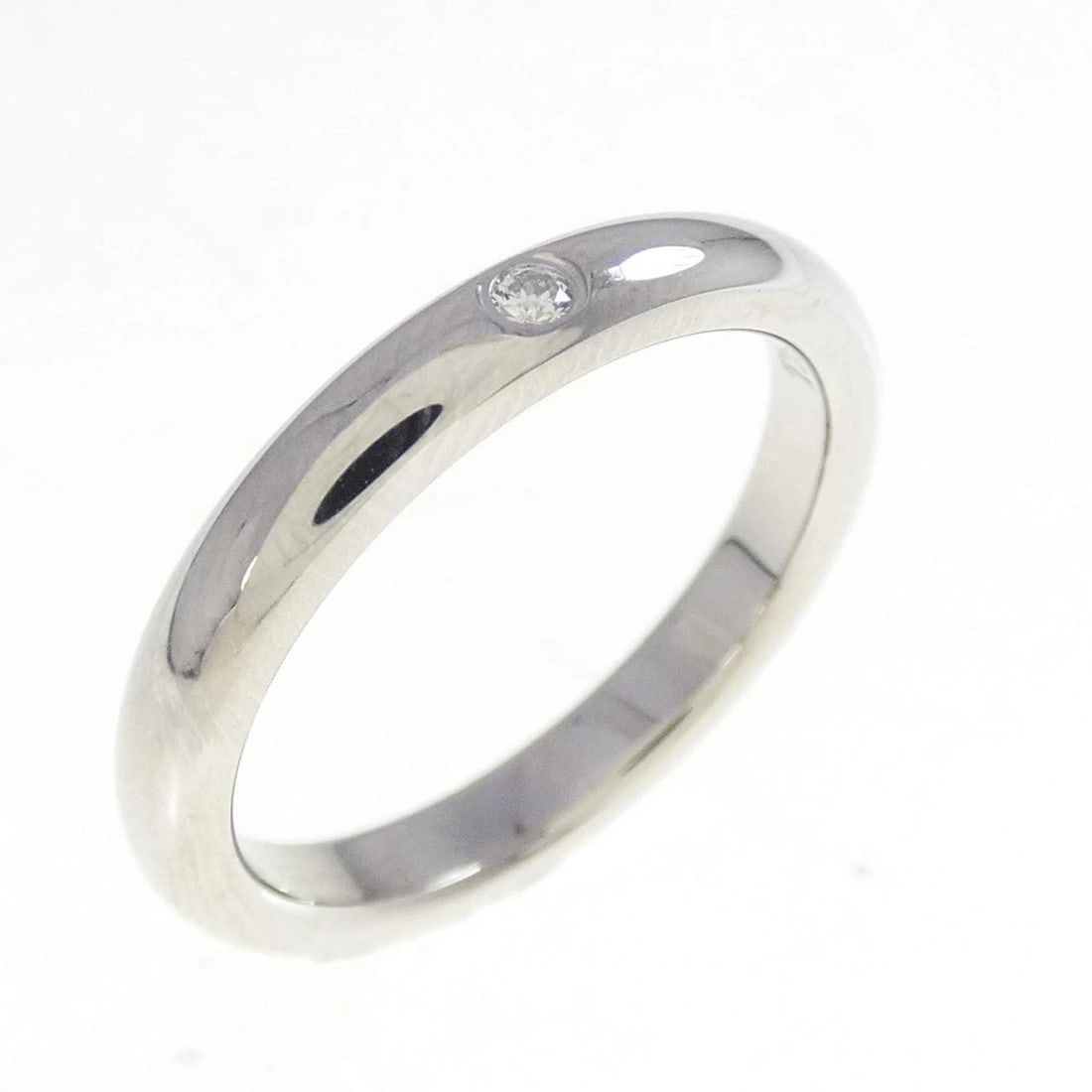 TIFFANY&CO. STACKING BAND RING: TIFFANY&Co. Stacking Band Ring Brand: TIFFANY&Co. Type/Style: TIFFANY & Co. Ring Material: Platinum950, Main Stone Natural Color: Silver Size: US 5.5 Accessories: None Accessories Notice: When