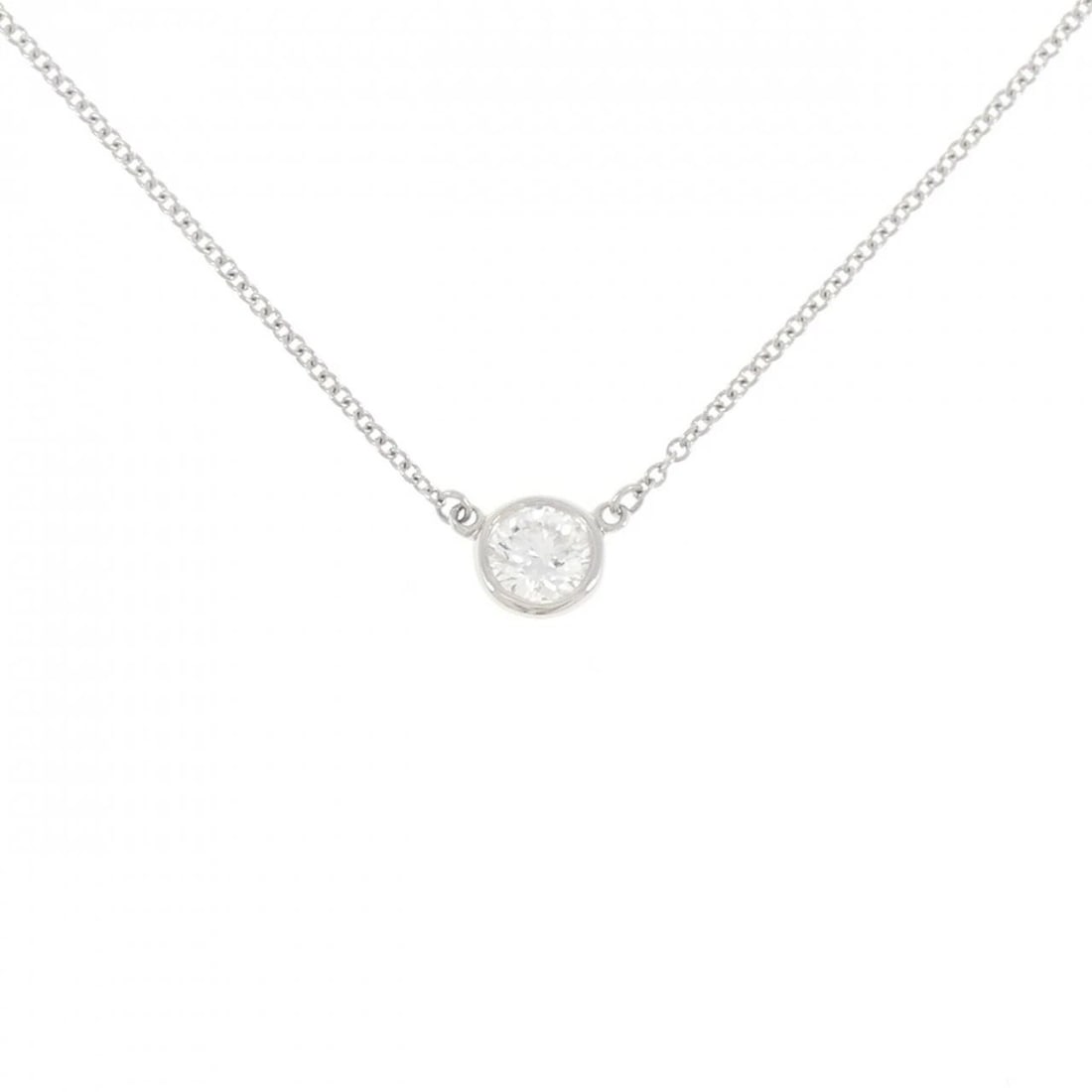 TIFFANY & CO. BY THE YARD NECKLACE: TIFFANY & Co. By the Yard Necklace Brand: TIFFANY&Co. Type/Style: TIFFANY&Co. Necklace Material: Platinum950, Main Stone Natural Color: Silver Size: Length 42cm Actual Size Diameteraround: 5.8mm