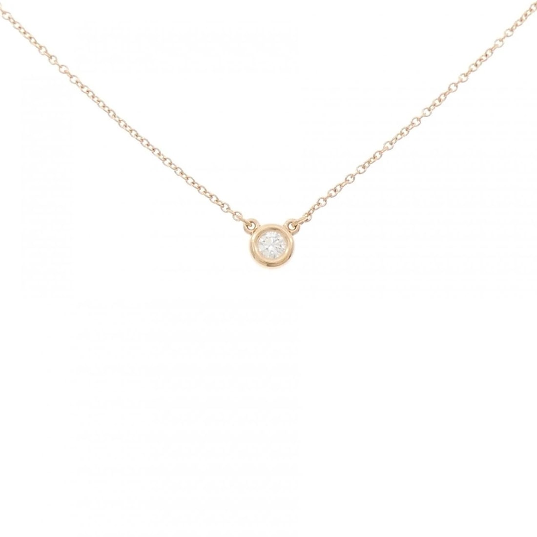 TIFFANY & CO. BY THE YARD NECKLACE: TIFFANY & Co. By the Yard Necklace Brand: TIFFANY&Co. Type/Style: TIFFANY&Co. Necklace Material: 750 Pink Gold, Main Stone natural Color: Pink Gold Size: Length 41cm Actual Size Diameteraround: 5.2mm