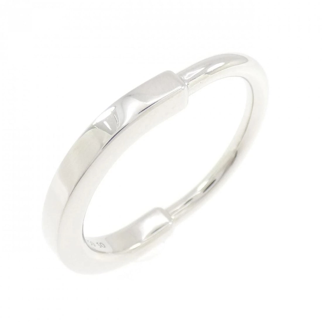 TIFFANY&CO. ROCK RING: TIFFANY&Co. Rock Ring Brand: TIFFANY&Co. Type/Style: TIFFANY & Co. Ring Material: 750 white gold, Color: White gold Size: US 7 3/4 Accessories: None Accessories Notice: When purchasing pre-owned