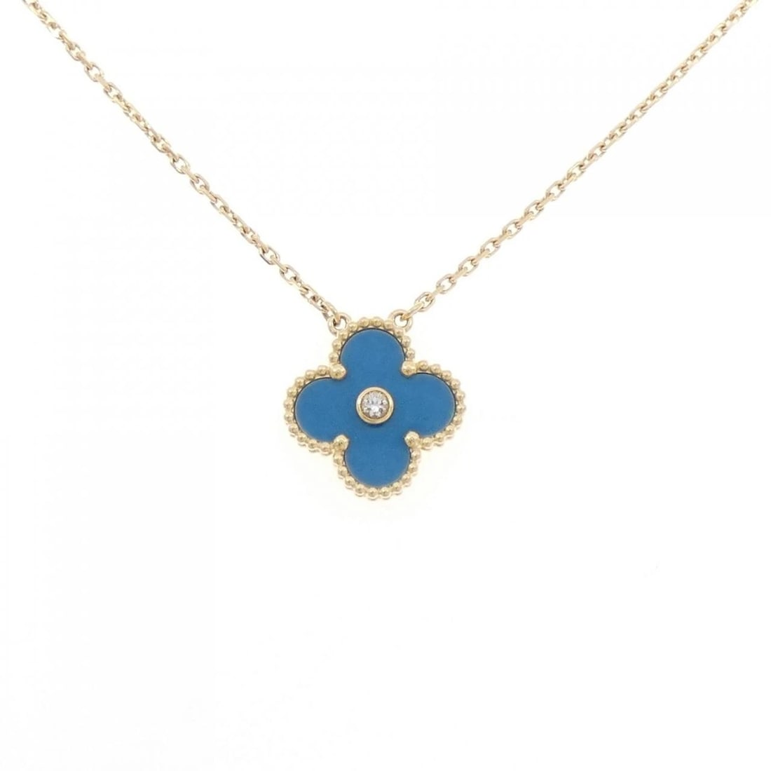 VAN CLEEF & ARPELS ALHAMBRA NECKLACE: Van Cleef & Arpels Alhambra Necklace Brand: Van Cleef & Arpels Type/Style: Van Cleef & Arpels Necklace Material: 750 Yellow Gold/Sable, Main Stone Natural Color: Yellow Gold Size: Length 37?42cm Actua