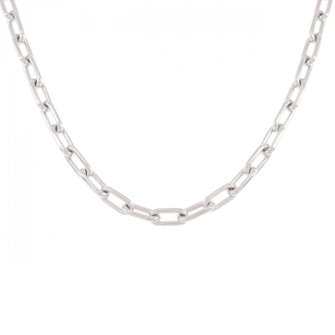 CARTIER SPARTACUS NECKLACE: Cartier Spartacus Necklace Brand: CARTIER Type/Style: Cartier Necklace Material: 750 white gold, Color: White Gold Size: Length 47cm Actual Size Chain maximum width approx.: 4.6mm Accessories: None