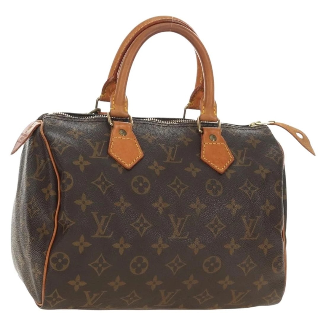 LOUIS VUITTON MONOGRAM SPEEDY 25 HAND BAG: LOUIS VUITTON Monogram Speedy 25 Hand Bag Brand: LOUIS VUITTON Type/Style: Hand Bag Material: Monogram Canvas Color: Monogram Size: Size(Inch) W9.8 x H7.5 x D5.9inch(Approx) Accessories: None
