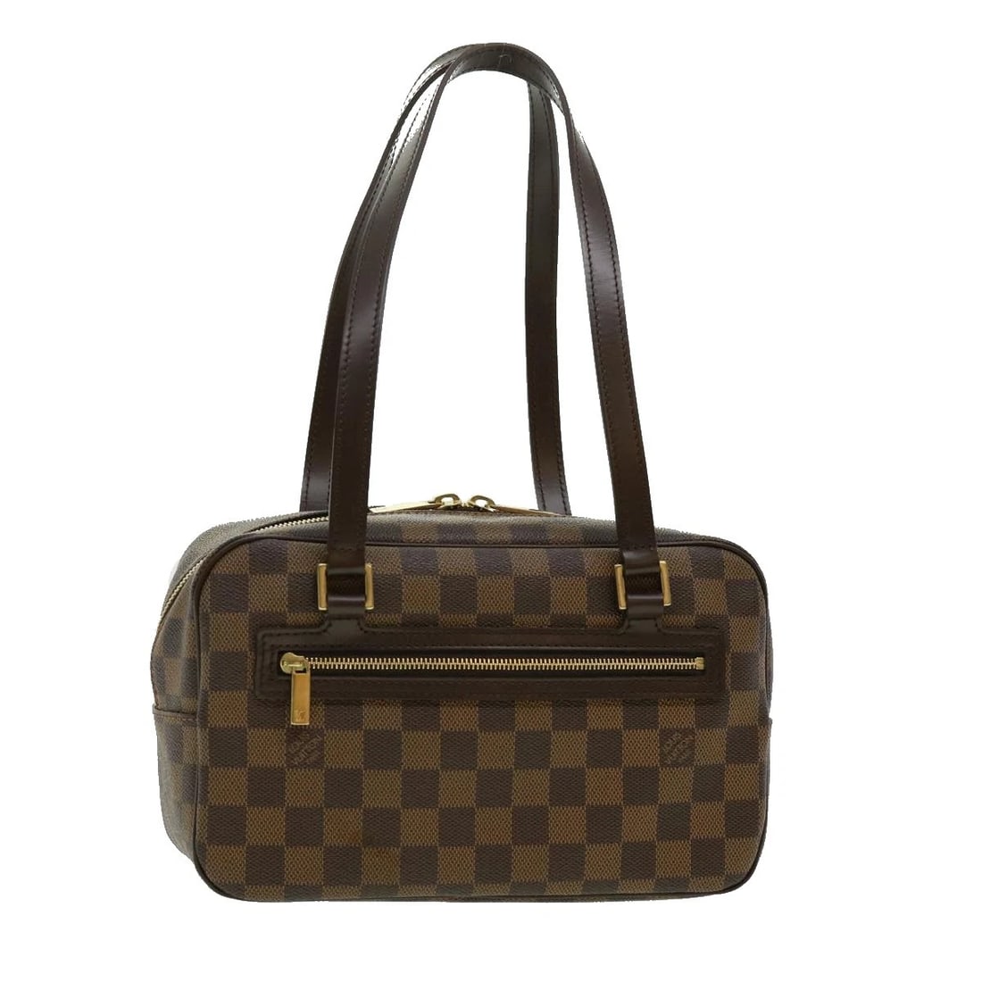 LOUIS VUITTON DAMIER CITE MM HAND BAG: LOUIS VUITTON Damier Cite MM Hand Bag Brand: LOUIS VUITTON Type/Style: Hand Bag Material: Damier Ebene Canvas Color: Damier Ebene Size: Size(Inch) W10.2 x H5.9 x D4.3inch(Approx) Accessories: None