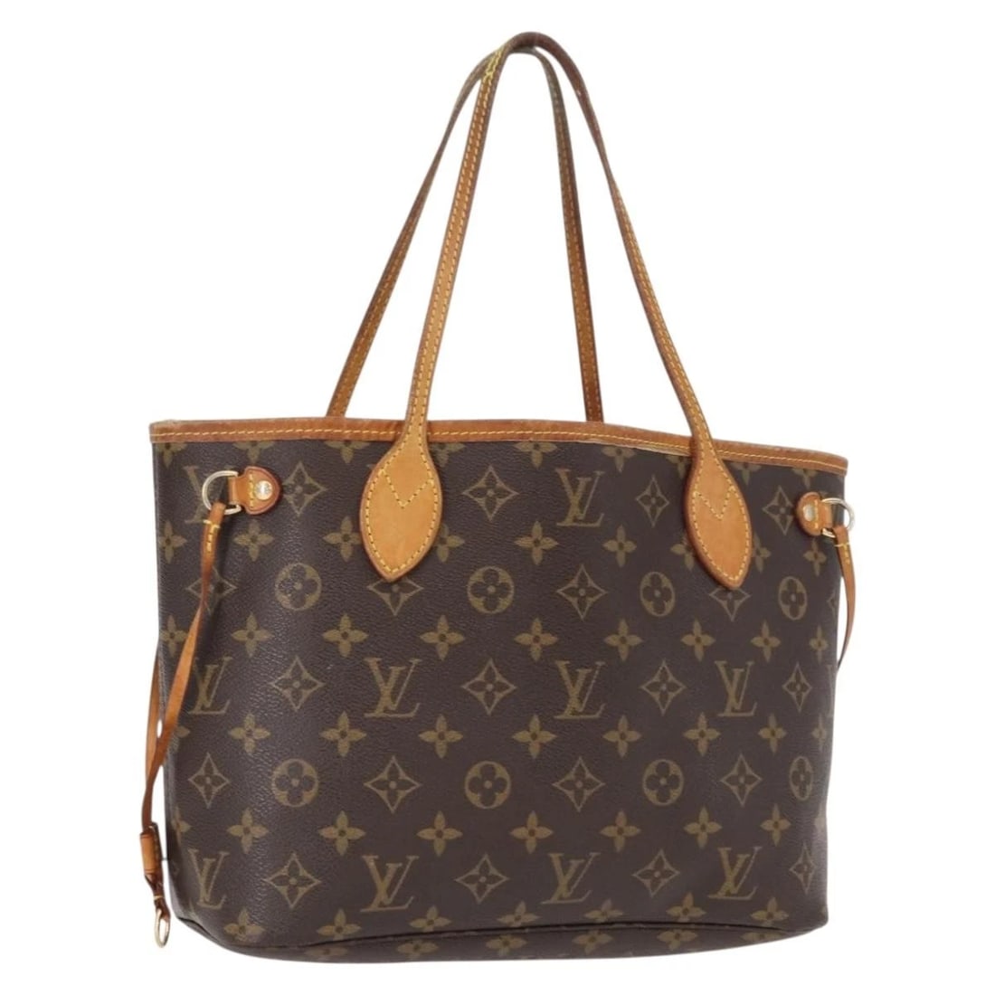 LOUIS VUITTON MONOGRAM NEVERFULL PM TOTE BAG: LOUIS VUITTON Monogram Neverfull PM Tote Bag Brand: LOUIS VUITTON Type/Style: Tote Bag Material: Monogram Canvas Color: Monogram Size: Size(Inch) W11.2 x H8.7 x D4.7inch(Approx) Handle Drop:7.1inch(Ap
