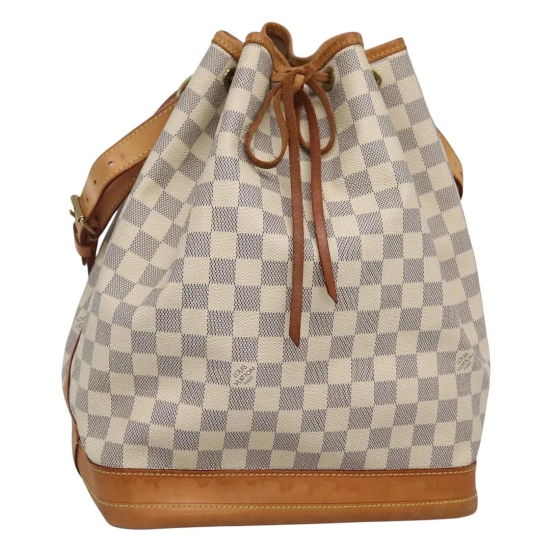 LOUIS VUITTON DAMIER AZUR NOE SHOULDER BAG: LOUIS VUITTON Damier Azur Noe Shoulder Bag Brand: LOUIS VUITTON Type/Style: Shoulder Bag Material: Damier Azur Canvas Color: Damier Azur Size: Size(Inch)W10.2 x H13.4 x D7.5inch(Approx) Accessorie