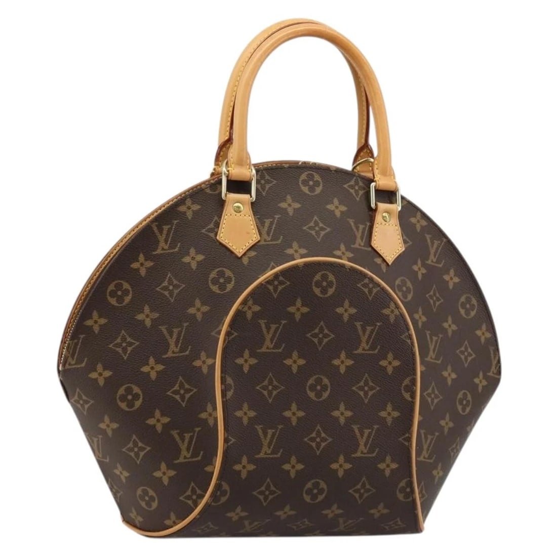 LOUIS VUITTON MONOGRAM ELLIPSE MM HAND BAG: LOUIS VUITTON Monogram Ellipse MM Hand Bag Brand: LOUIS VUITTON Type/Style: Hand Bag Material: Monogram Canvas Color: Monogram Size: Size(Inch)W15.0 x H12.2 x D2.8inch(Approx) Accessories: None