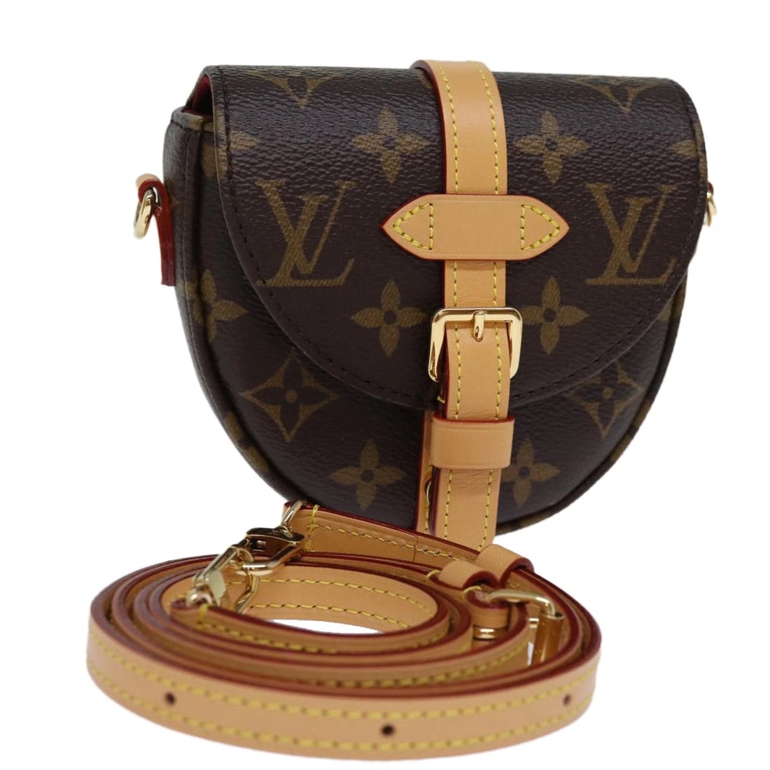 LOUIS VUITTON MONOGRAM MICRO CHANTILLY SHOULDER BAG: LOUIS VUITTON Monogram Micro Chantilly Shoulder Bag Brand: LOUIS VUITTON Type/Style: Shoulder Bag Material: Monogram Canvas Color: Monogram Size: Size(Inch)W4.7 x H4.7 x D1.4inch(Approx) Accessori