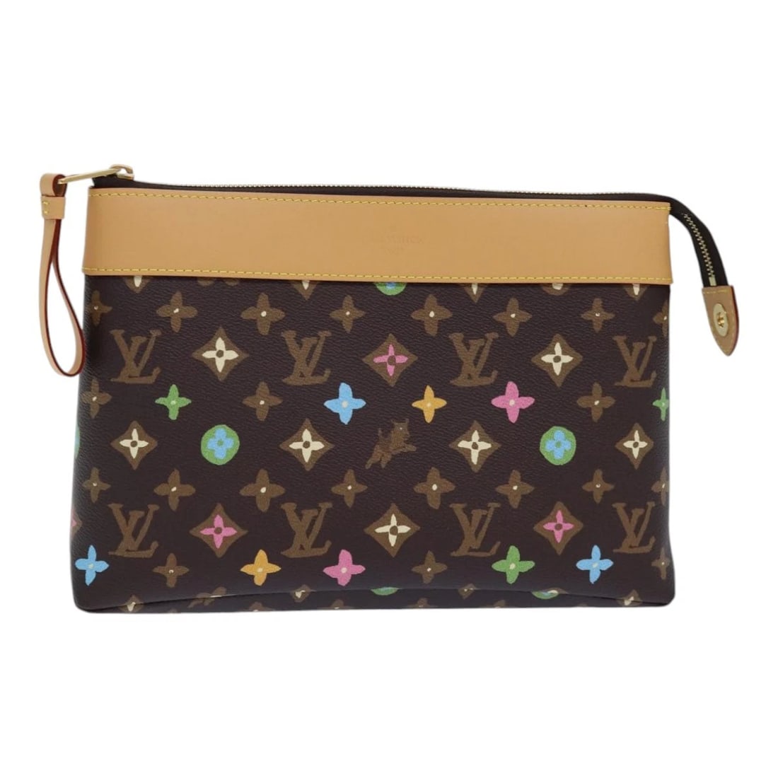 LOUIS VUITTON MONOGRAM CRAGGY POCHETTE VOYAGE SOUPLE BAG: LOUIS VUITTON Monogram Craggy Pochette Voyage Souple Bag Brand: LOUIS VUITTON Type/Style: Clutch Bag Material: Monogram Canvas Color: Monogram Size: Size(Inch)W11.4 x H7.5 x D2.8inch(Approx) Acces
