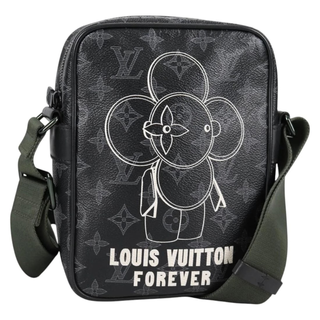 LOUIS VUITTON MONOGRAM ECLIPSE DANUBEPM SHOULDER BAG (1 of 6)