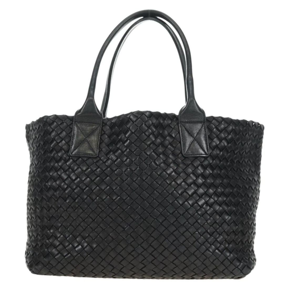 BOTTEGA VENETA INTREIATO CABAS PM BAG LEATHER BLACK: BOTTEGA VENETA INTREIATO Cabas PM Bag Leather Black Brand: BOTTEGAVENETA Type/Style: Tote Bag Material: Leather Color: Black Size: Size(Inch)W11.8 x H9.1 x D5.1inch(Approx) Handle Drop:6.7inch(Approx)