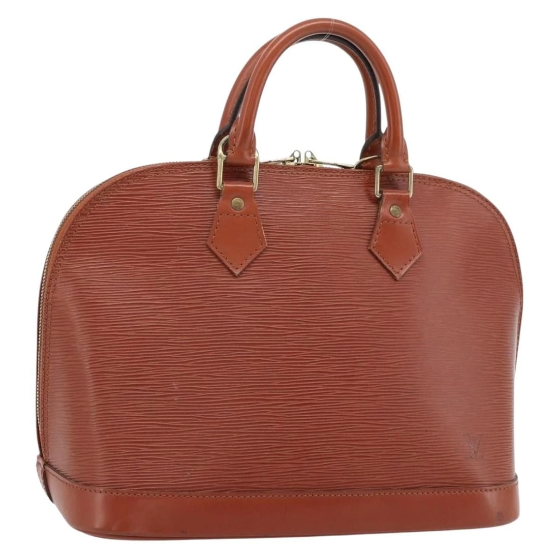 LOUIS VUITTON EPI ALMA HAND BAG BROWN (1 of 5)