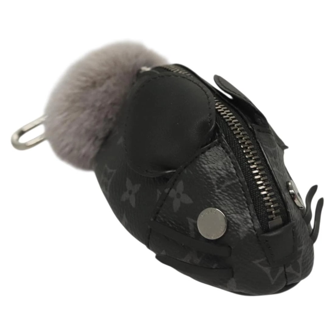 LOUIS VUITTON MONOGRAM ECLIPSE CHINCHILLA COIN PURSE: LOUIS VUITTON Monogram Eclipse Chinchilla Coin Purse Brand: LOUIS VUITTON Type/Style: Coin Purse Material: Monogram Eclipse Canvas Color: Monogram Eclipse Size: Size(Inch)W2.4 x H7.5inch(Approx) A