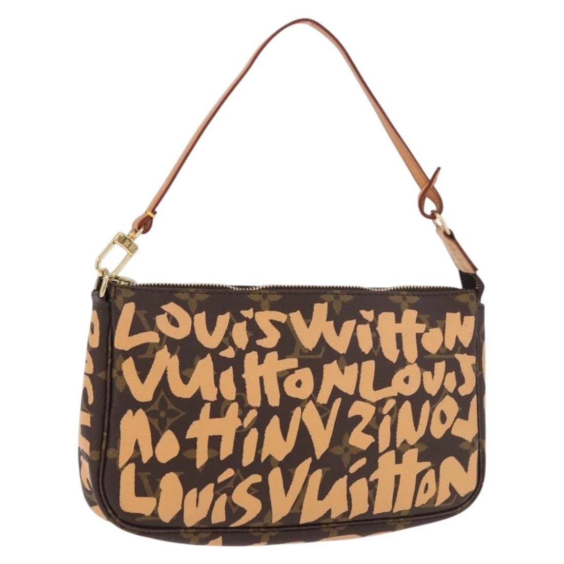 LOUIS VUITTON GRAFFITI POCHETTE AESSOIRES ORANGE (1 of 5)