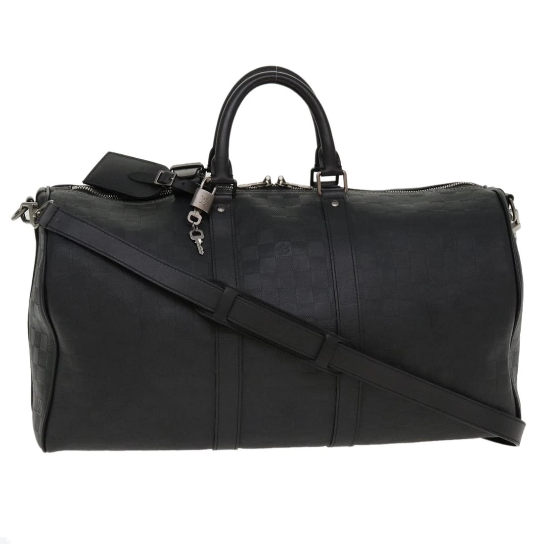 LOUIS VUITTON DAMIER INFINI KEEPALL BANDOULIERE 45 BOSTON BAG (1 of 6)