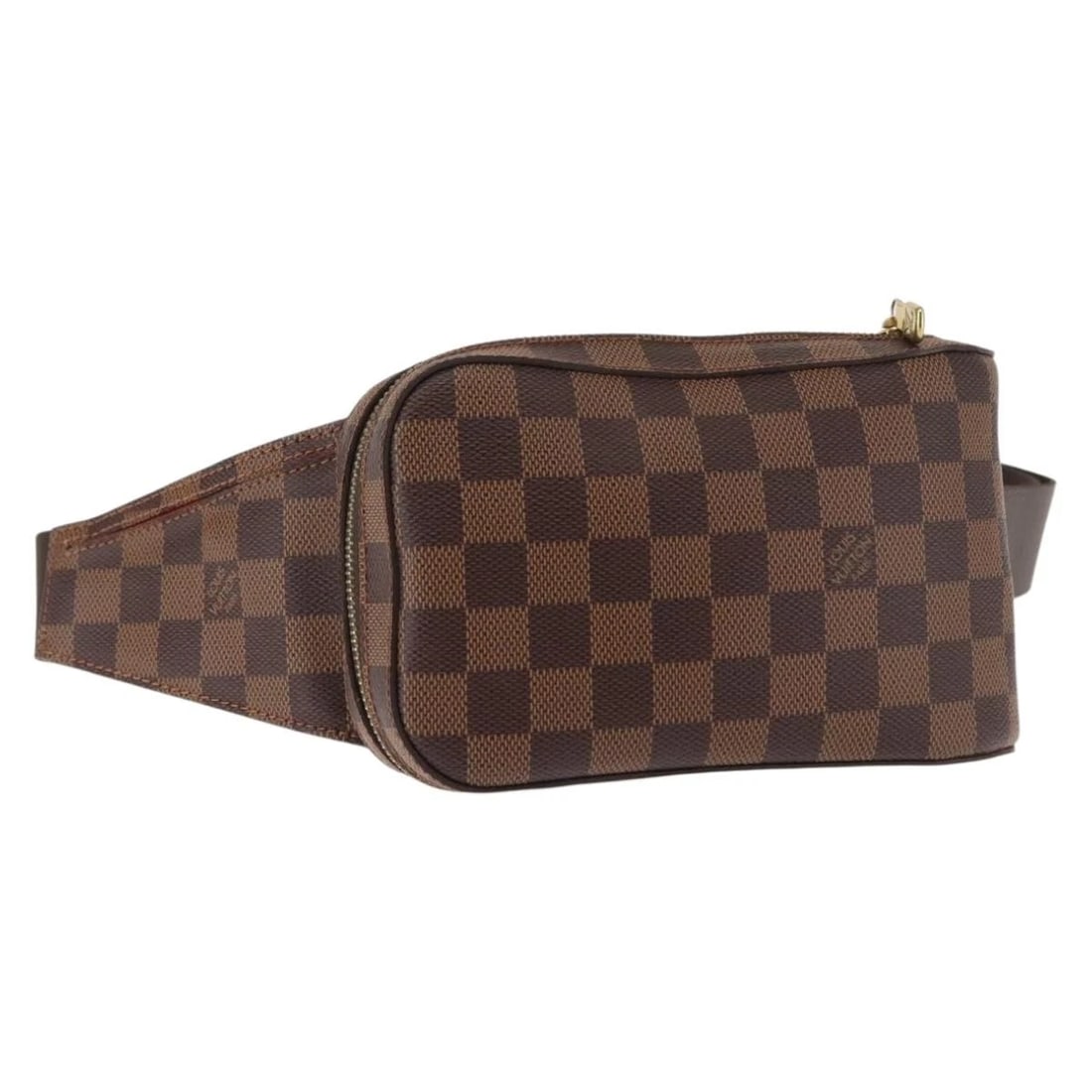 LOUIS VUITTON DAMIER EBENE GERONIMOS SHOULDER BAG: LOUIS VUITTON Damier Ebene Geronimos Shoulder Bag Brand: LOUIS VUITTON Type/Style: Shoulder Bag Material: Damier Ebene Canvas Color: Damier Ebene Size: Size(Inch) W4.7 x H7.9 x D2.0inch(Approx) Ac