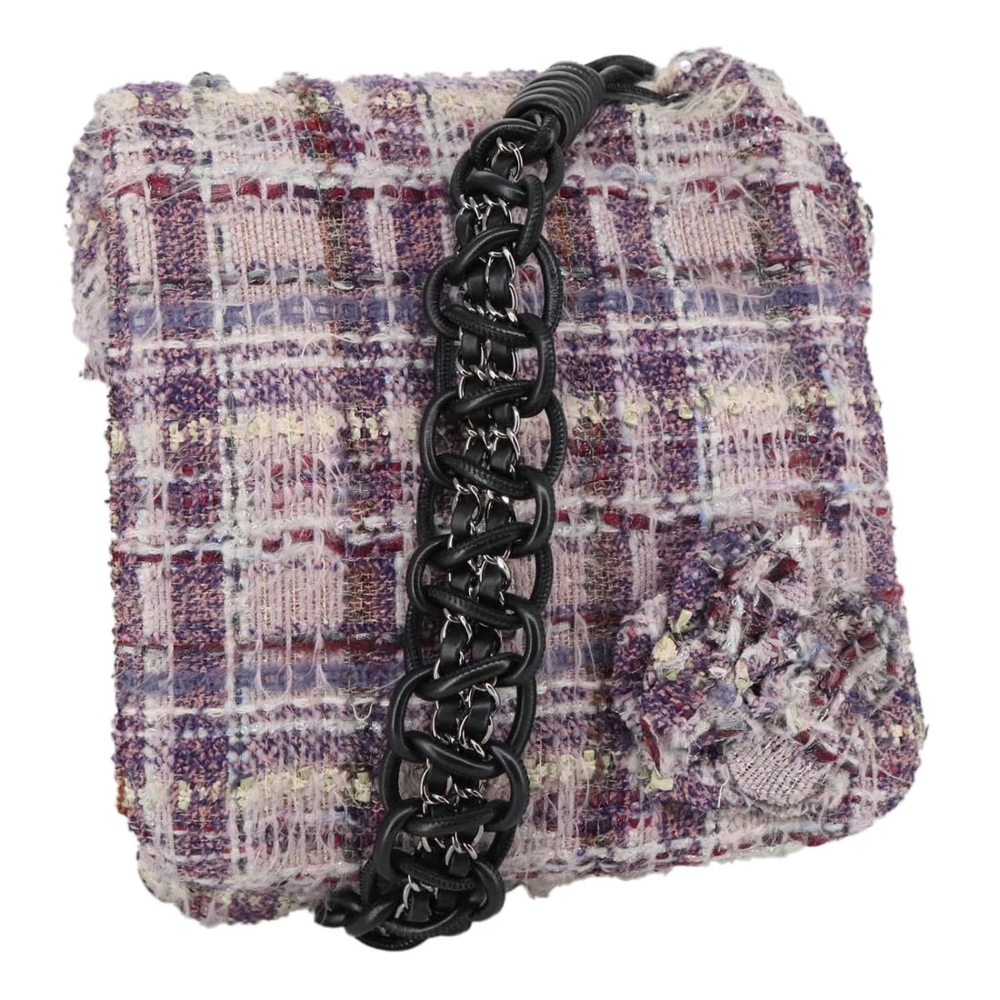 CHANEL CAMELIA CHAIN SHOULDER BAG CANVAS PURPLE: CHANEL Camelia Chain Shoulder Bag Canvas Purple Brand: CHANEL Type/Style: Shoulder Bag Material: Canvas Color: Purple Size: Size(Inch) W11.4 x H11.4inch(Approx) Accessories: None Accessori