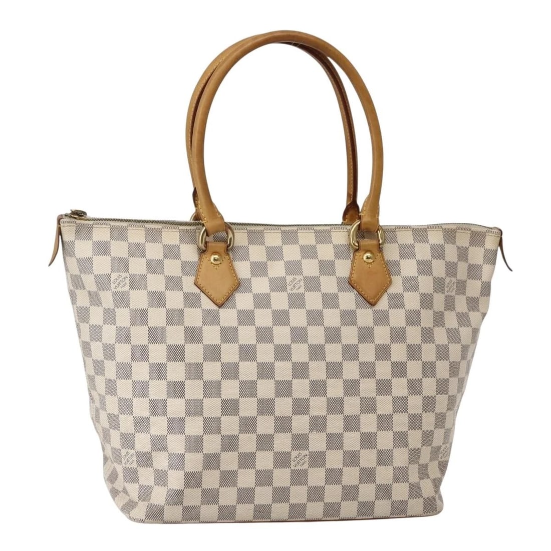 LOUIS VUITTON DAMIER AZUR SALEYA MM TOTE BAG: LOUIS VUITTON Damier Azur Saleya MM Tote Bag Brand: LOUIS VUITTON Type/Style: Tote Bag Material: Damier Azur Canvas Color: Damier Azur Size: Size(Inch) W17.3 x H11.2 x D7.3inch(Approx) Accessories