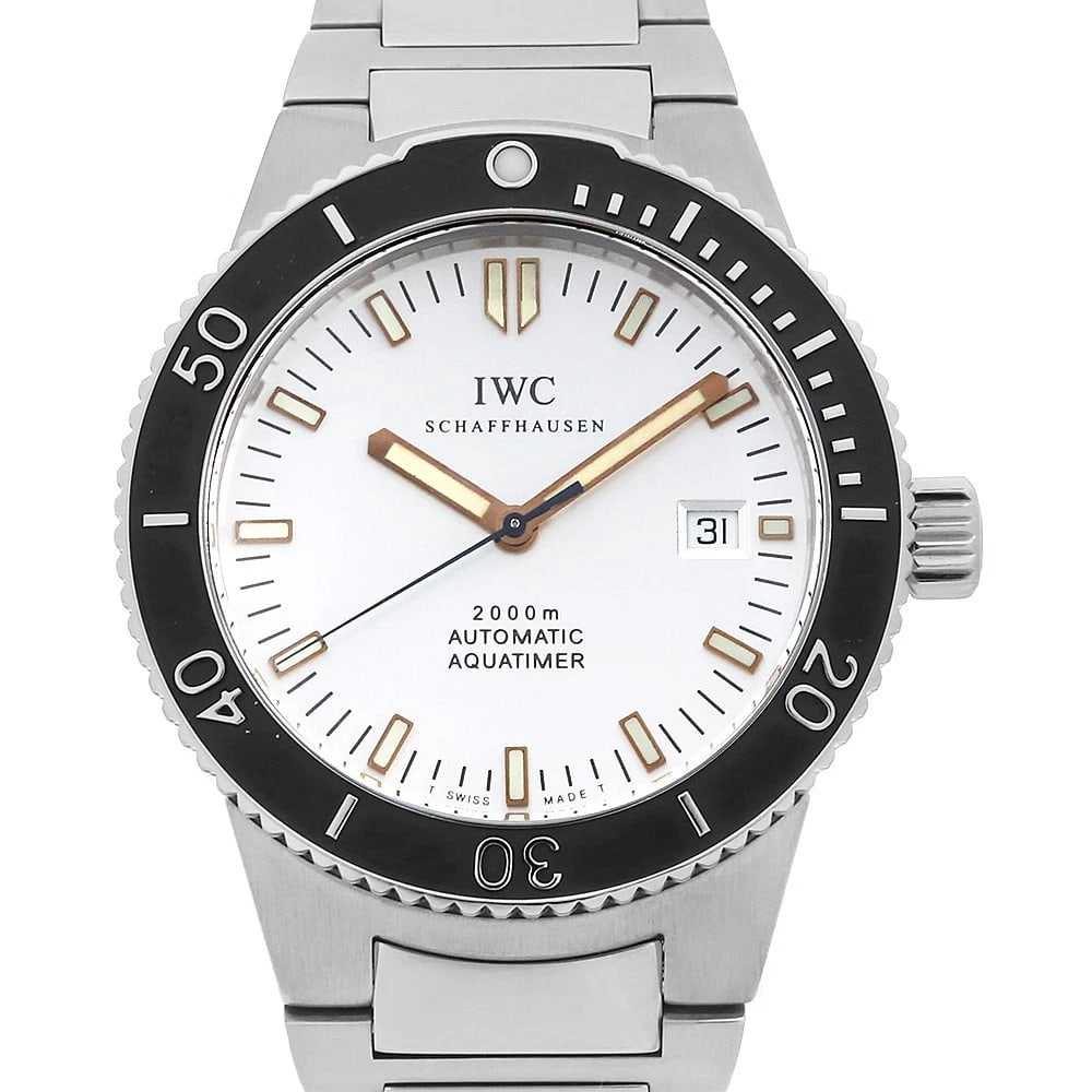 IWC GST AQUATIMER WATCH: IWC GST aquatimer Brand: IWC Type/Style: Wrist watch Material: Band Material Stainless Steel, Case Material Stainless Steel Color: Dial Color Silver Size: Case Size Case:W42mm Circumference of Wrist:1