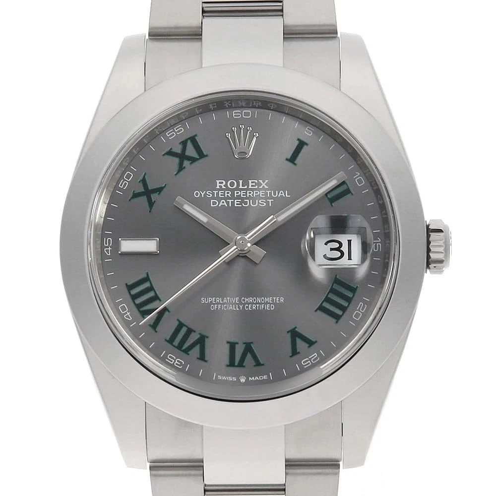ROLEX SLATE (GREY) GREEN ROMA OYSTER RANDO WATCH: ROLEX slate (Grey) Green Roma Oyster Rando Brand: ROLEX Type/Style: Wrist watch Material: Band Material Stainless Steel, Case Material Stainless Steel Color: Dial Color Slate Size: Case Size